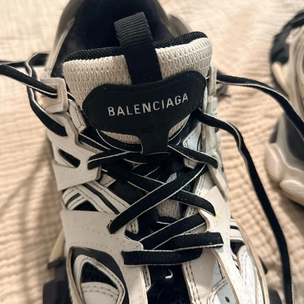 Balenciaga Tracks - chunky white and black track sneakers *read description* - Picture 11 of 13